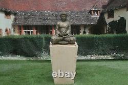 Compassion Buddha On Cantabury Tub Stone Garden Water Fountain Feature