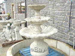 Concrete Garden Water Fountain Three Tier