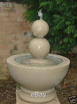 Contemporary Cast Stone Water Feature Garden Fountain