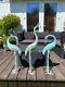 Crane Bird Water Feature Fountain Sculpture 3 In Total For Garden Or Pond Etc