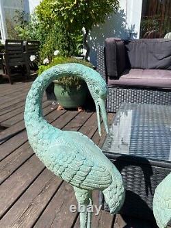 Crane Bird Water Feature Fountain Sculpture 3 in Total for Garden or Pond etc