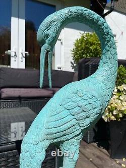 Crane Bird Water Feature Fountain Sculpture 3 in Total for Garden or Pond etc