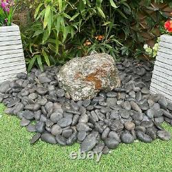 Drilled Natural Boulder 1 Garden Water Feature, Outdoor Fountain Great Value