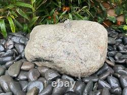 Drilled Natural Boulder 24 Garden Water Feature, Outdoor Fountain Great Value