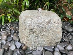 Drilled Natural Boulder 31 Garden Water Feature, Outdoor Fountain Great Value