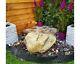 Drilled Natural Boulder 65 Garden Water Feature, Outdoor Fountain Great Value