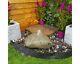 Drilled Natural Boulder 70 Garden Water Feature, Outdoor Fountain Great Value
