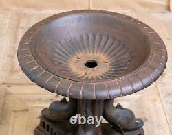 Early 20th Century Antique Cast Iron Fountain / Birdbath / Water Feature