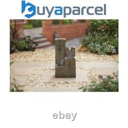 Easy Fountain Coastal Sleepers LED Traditional Garden Water Feature Wood Effect Easy Fountain Coastal Sleepers LED Traditional Garden Water Feature Wood Effect