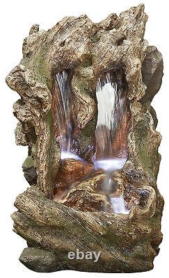 Easy Fountain Colorado Falls LED Natural Garden Water Feature Stone Effect