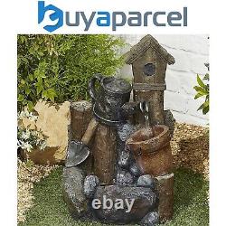 Easy Fountain Country Garden Pour LED Traditional Garden Water Feature