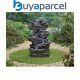 Easy Fountain Hinoki Springs Led Natural Garden Water Feature Stone Slate Effect