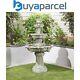 Easy Fountain Impressions Lioness Tiered Garden Water Feature Stone Effect