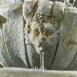 Easy Fountain Impressions Lioness Tiered Garden Water Feature Stone Effect