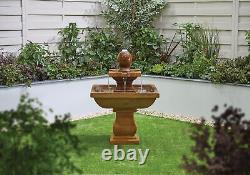 Easy Fountain Impressions Odyssey Tiered Garden Water Feature Stone Effect