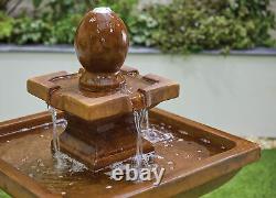 Easy Fountain Impressions Odyssey Tiered Garden Water Feature Stone Effect