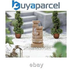 Easy Fountain Sparkling Bowls LED Garden Water Feature Modern Stone Effect