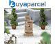 Easy Fountain Sparkling Bowls Led Garden Water Feature Modern Stone Effect