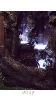 Edenbourgh Easy Fountain Colorado Falls Cascading Water Feature with Lights