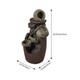 Electric In/outdoor Water Fountain Feature With Led Lights Garden Statues Decor
