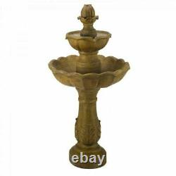 Extra Large Solar Powered Cascade Water Feature Fountain Garden Outdoor