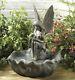 Fairy Fountain Garden Water Feature Solar Powered Self Contained Bronze Effect
