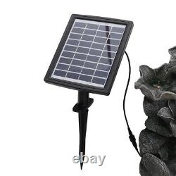 Fairy LED Water Feature Fountain Garden Outdoor Solar Powered Cascading Statue