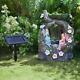 Fairy Rainfall Solar Water Feature Garden Fountain Decorative Centrepiece Statue