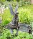 Fairy On Clam Shell Water Feature Garden Self Contained Fountain H78cm Primrose