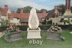 Flame On Heritage Tub Water Fountain Feature Stone Garden Ornament Statue