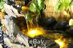 Flowing Woodland Garden Water Feature, Outdoor Fountain Great Value