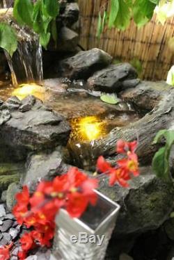 Flowing Woodland Garden Water Feature, Outdoor Fountain Great Value