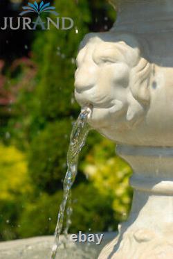 Fountain Water Feature Roman For Garden Decoration New White Colour Large Design
