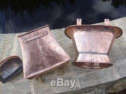 French Hammered Copper Water Fountain Hand Wash Basin Lavabo Jean Goardere
