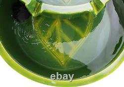 Frog Bowl Water Feature Fountain Cascade Solar Power Contemporary Green Garden 3