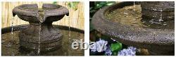 Garden Antique Birdbath Water Feature Maleda Outdoor Patio Bird Bath