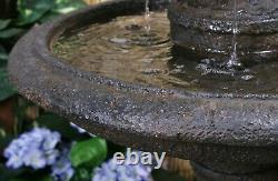 Garden Antique Birdbath Water Feature Maleda Outdoor Patio Bird Bath