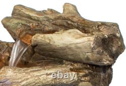 Garden Cascade Water Feature Lights Cherokee Falls 3-tier Fountain Ambient 56cm