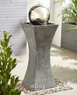 Garden Decor Eclipse Column Water Fountain