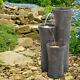 Garden Electric Water Feature Led Patio Cascadeing Fountain Outdoor Pump Decor