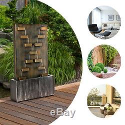 Garden Fountain Indoor Outdoor Cascading Water Pump 6 W Home Patio Decor