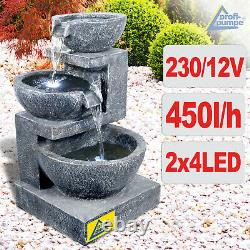 Garden Fountain Water Feature 230v Indoor Fountain Outdoor Fountain Granite Set