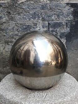 Garden Fountain Water Patio Design Decor Stainless Steel Ball