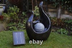 Garden Outdoor Baroque-Style Solar Powered Decorative Water Feature Fountain