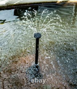 Garden Outdoor Solar Pump Kit with Lights Water Fountain by Solaray 1200LPH