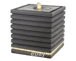 Garden Outdoor Water LED Fountain Feature Furniture Decor Patio Light Anthracite