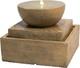 Garden Water Feature 2 Tier Fountain With Pump Led Lights Outdoor Patio Indoo