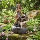 Garden Water Feature Fairy Fountain Led Cascading Outdoor Indoor Mains Powered