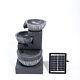 Garden Water Feature Fountain Led Lights Outdoor Statues Solar /electric Powered