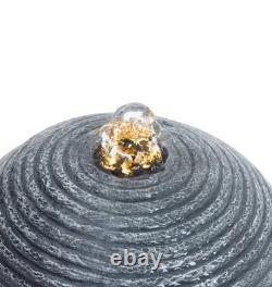 Garden Water Feature Fountain Waterfall Electric LED Rotating Ball Statues Pump